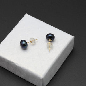 Heirloom Style Freshwater Pearls on 18K Gold Studs