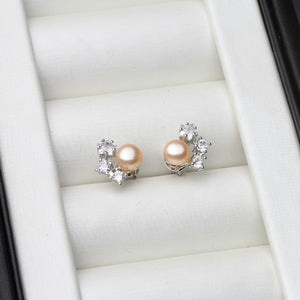 Natural Freshwater Pearl Earrings