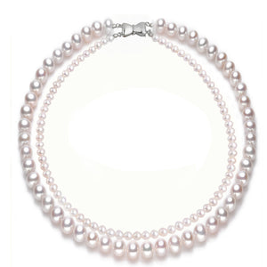 3-Strand Pearl Necklace, Tier Pearl Necklace