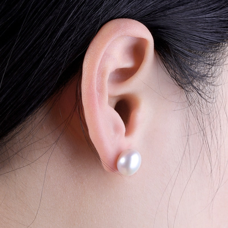 Heirloom Style Freshwater Pearls on 18K Gold Studs